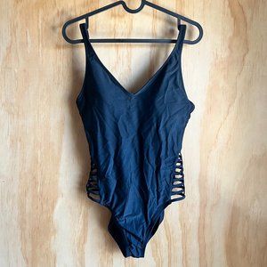 Target One Piece Black Swimsuit Cage Design Size Small?